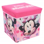 Składany pojemnik do przechowywania i taboret Minnie Mouse Cozy Noxxiez