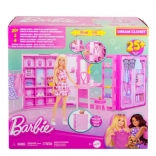Szafa marzeń BARBIE z ubrankami i akcesoriami (bez lalki)