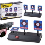 Elektroniczna tarcza strzelecka z 3 celami i cyfrowym licznikiem