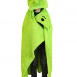 Cozy Noxxiez przytulny, ciepły dziecięcy koc z kapturem Żółw