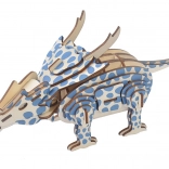 Woodcraft drewniane puzzle 3D Achelousaurus