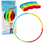 Hula hoop kolorowy składany 60 cm