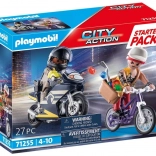 PLAYMOBIL City Action zestaw startowy: jednostka specjalna policji ze złodziejem biżuterii