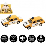 Policyjny samochód VB Lada z napędem wstecznym ze światłem i dźwiękiem