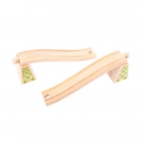 Tory nadjazdowe z filarami 2 szt. Bigjigs Rail