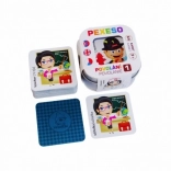 Pexeso Zawody 1 – wodoodporne, czesko-słowacko-angielskie, 64 karty w metalowym pudełku