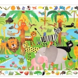 DJECO Puzzle Dżungla 35 elementów