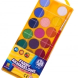Farby wodne ASTRA 18 szt.