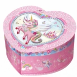 Pecoware pozytywka serce z motywem jednorożca