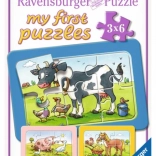 Puzzle 3x6 zwierzątka RAVENSBURGER