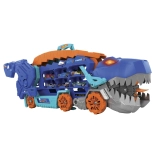 Hot Wheels T-Rex Mega Transporter – transporter dinozaura i tor wyścigowy