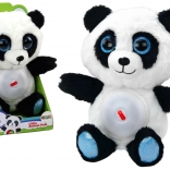 Pluszowa panda z lampką nocną i kołysankami 30 cm