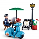 Sluban Town jeździec na skuterze – zestaw konstrukcyjny