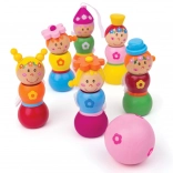 Bigjigs Toys drewniane kręgle wróżki