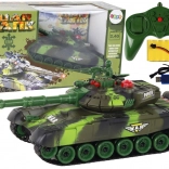 Duży zdalnie sterowany wojskowy czołg RC 360°