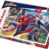 Puzzle maxi 24 elementów – NIEUSTRASZONY SPIDER‑MAN