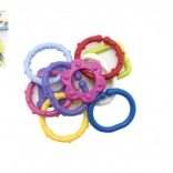 Zestaw łączonych plastikowych kształtów dla niemowląt, 10 szt.