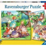 Puzzle Małe księżniczki 3×49 elementów RAVENSBURGER