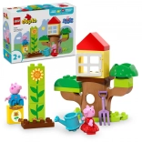 LEGO® DUPLO® 10431 Świnka Peppa – ogród i domek na drzewie