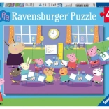 Ravensburger puzzle Peppa Pig 2×24 elementów – klasa