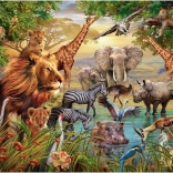 Norimpex malowanie diamentami Safari nad rzeką