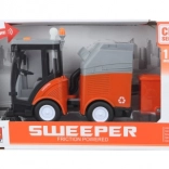 Plastowa zamiatarka chodnikowa na baterie