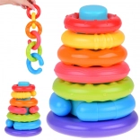 Sensoryczna wieża do układania dla dzieci