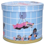 Okrągłe pudełko z Krecikiem