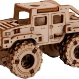 Drewniane puzzle 3D – monster truck 2
