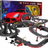 14‑metrowy tor wyścigowy dla dzieci 3–8 lat, funkcja zmiany prędkości i 2 auta