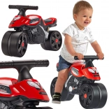 jeździk motorek FALK Racing czerwony z szerokimi kołami