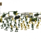 Zestaw plastikowych żołnierzyków z akcesoriami 81 szt.