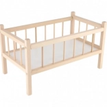 Drewniane łóżeczko dla lalek