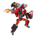 qman iron fist commander – transformujący się robot i pojazd bojowy, 333 elementy