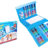 Kuferek z przyborami plastycznymi 208 szt.