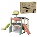 Smoby dziecięce centrum zabawy ze zjeżdżalnią i koszem