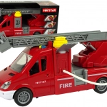 Czerwona strażacka ciężarówka TOYSTAR z wodą, dźwiękami i światłami