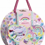 kreatywny zestaw 2w1 Unicorn – diamentowe malowanie i tworzenie bransoletek