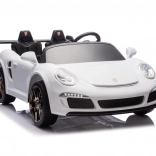 Dziecięcy elektryczny samochodzik 4x4 – biały, dwuosobowy