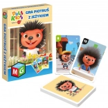 Gra karciana Kółko i krzyżyk Piotruś z jeżykiem