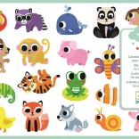 Naklejki dla najmłodszych - Figlarne zwierzęce maluchy
