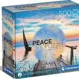 puzzle 500 elementów CLEMENTONI Peace Collection – Peaceful Wind