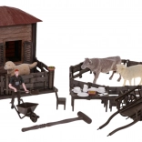 Farma z traktorem i akcesoriami