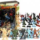 Duży zestaw figurek wojskowych