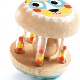 DJECO Drewniana grzechotka Lwiątko