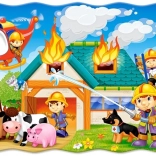 Puzzle Straż Pożarna w akcji 30 elementów