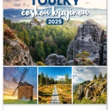Kalendarz ścienny Wędrówki po czeskim krajobrazie 2025, 30 × 34 cm