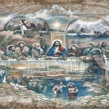 Malowanie diamentowe Ostatnia Wieczerza 80 × 40 cm