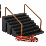 Fingerboard ze schodami i poręczą 9 cm