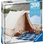 Puzzle Momenty 200 elementów - Camping